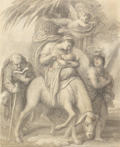 Huida a Egipto de Richard Cosway